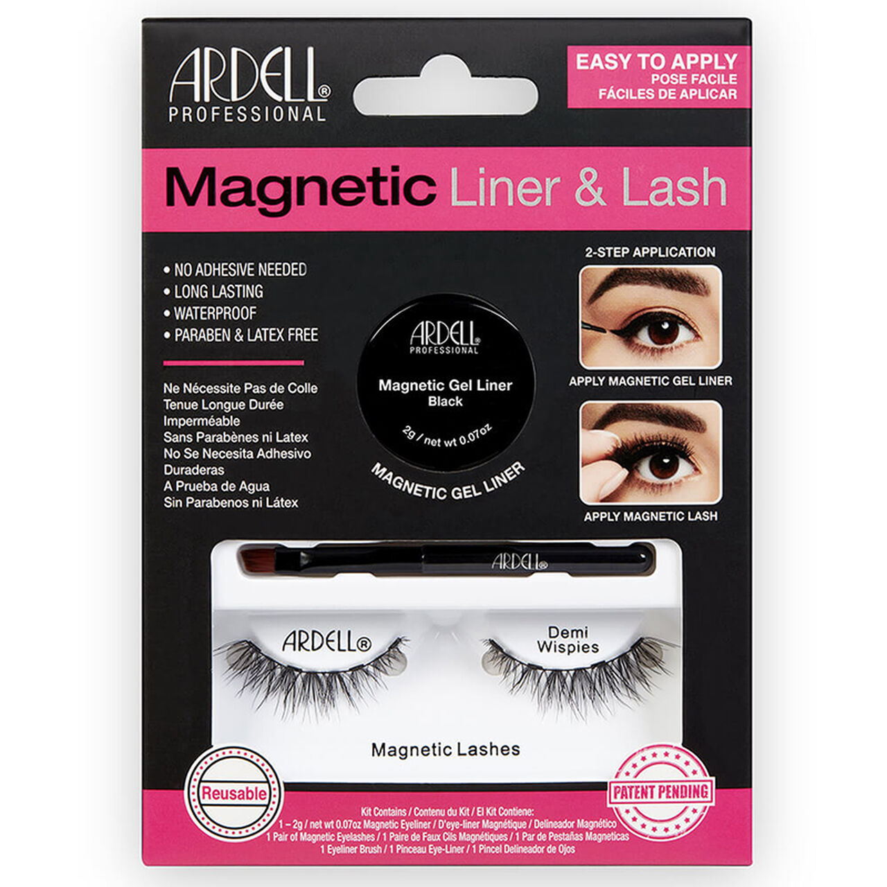 Ardell Magnetic Liner & Demi Wispies Eye Lashes - vue 2