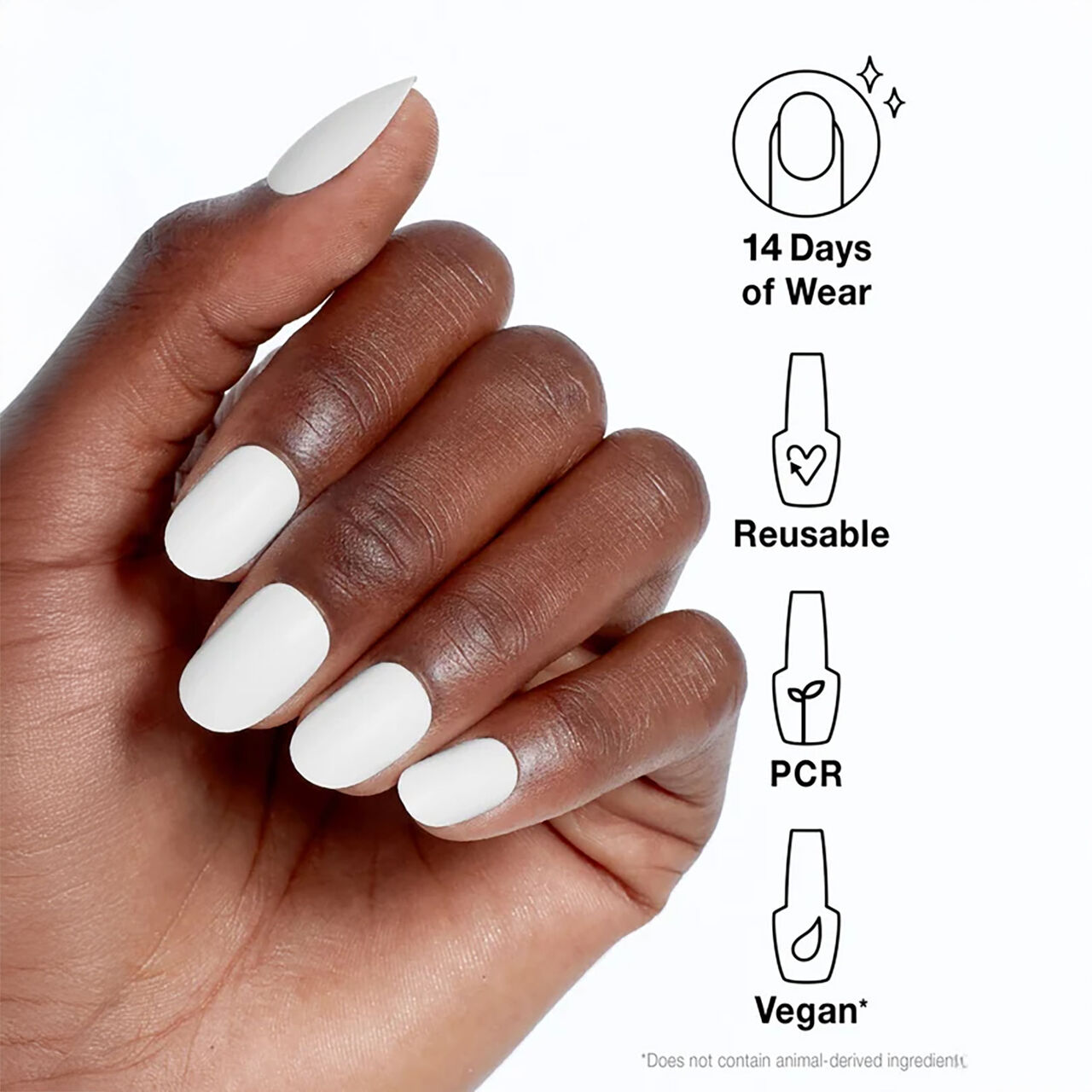 OPI Faux-ongles xPRESS/ON Funny Bunny Blanc - vue 4
