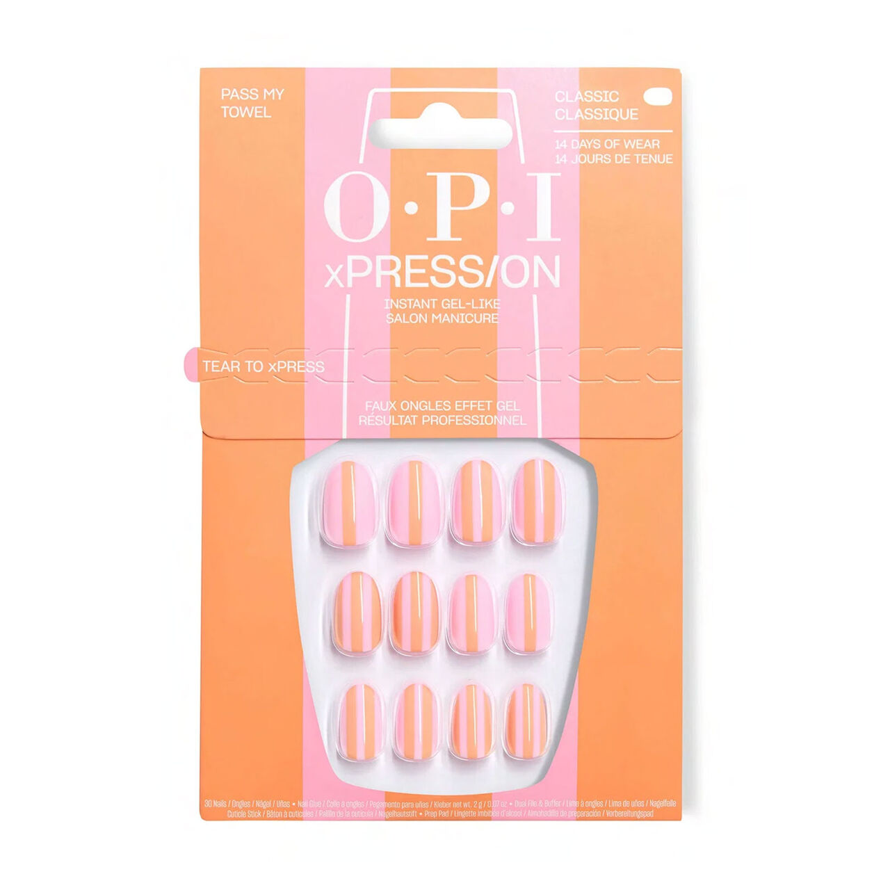 O.P.I - Faux ongles xpress/on pass my towel