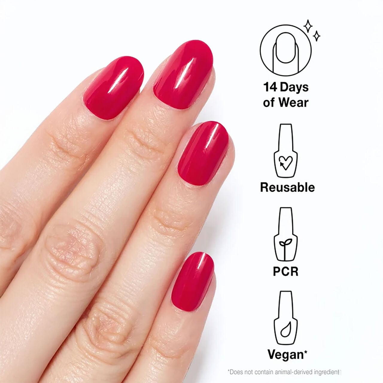 OPI Faux-ongles xPRESS/ON Strawberry Margarita Multicolore - vue 4