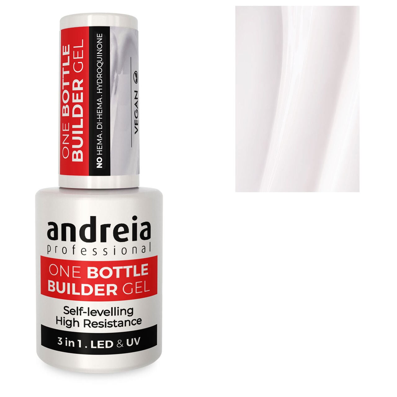 Gel de construction 3 en 1 One Bottle Cover Nude Andreia 14ml - vue 6