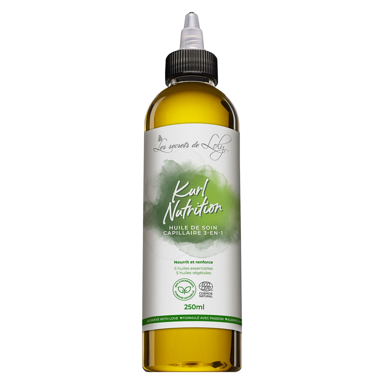 Les secrets de loly huile de soin capillaire 3en1 nutrition bio 250ml - vue 2