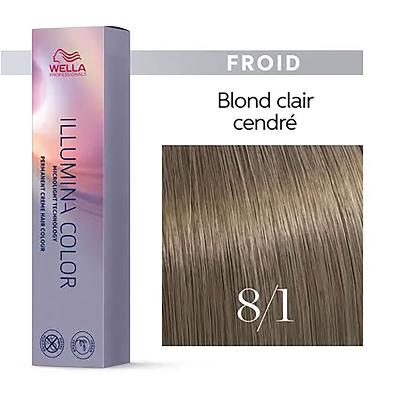 Wella Professionals - Illumina color 8/1 blond clair cendré