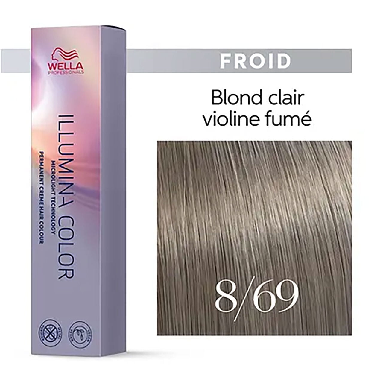 Wella Professionals - Illumina color 8/69 blond clair violine fumé