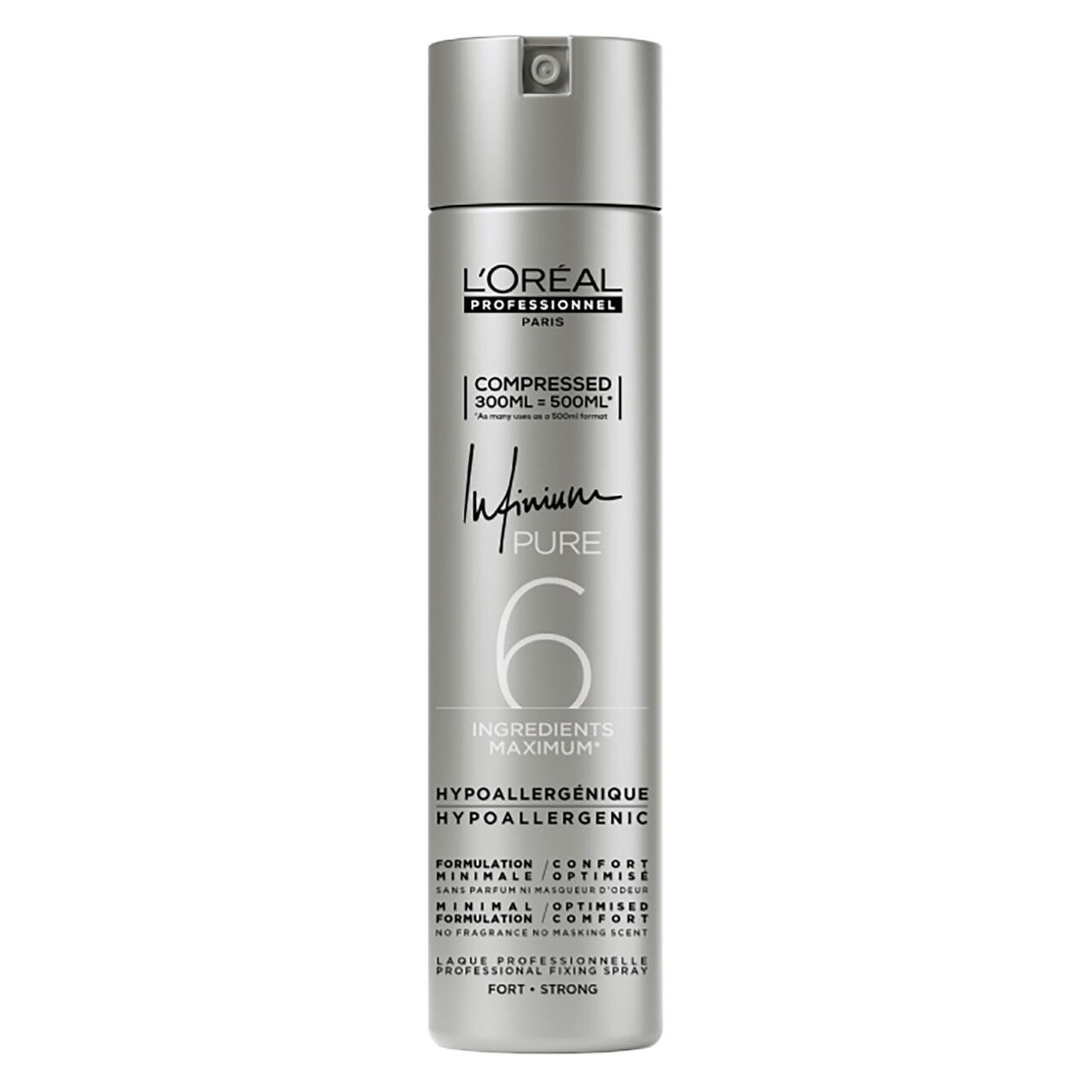L’Oréal Professionnel Paris - Laque Infinium Pure fixation extra forte 300ml