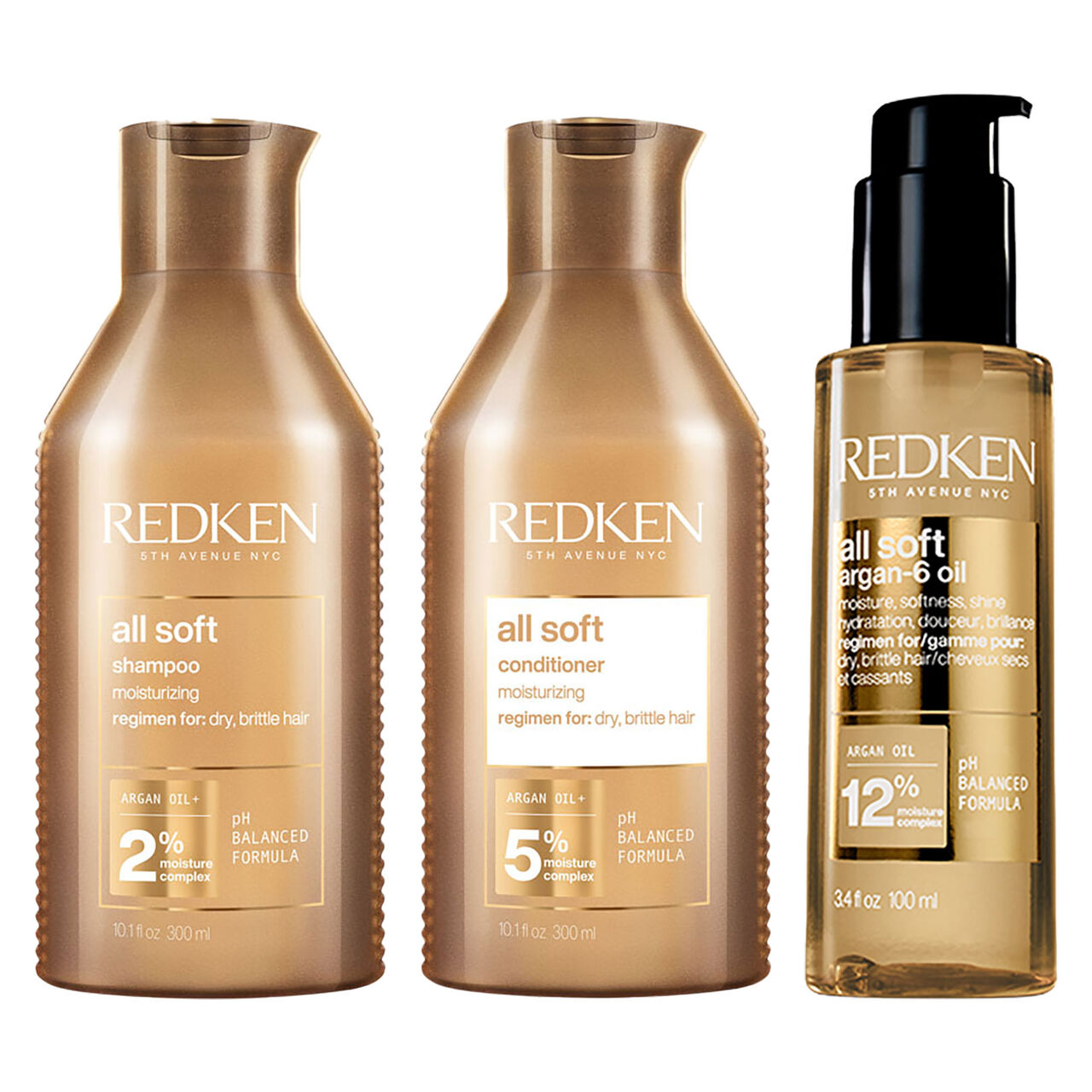 Redken - Le rituel hydratant cheveux secs et rêches All Soft