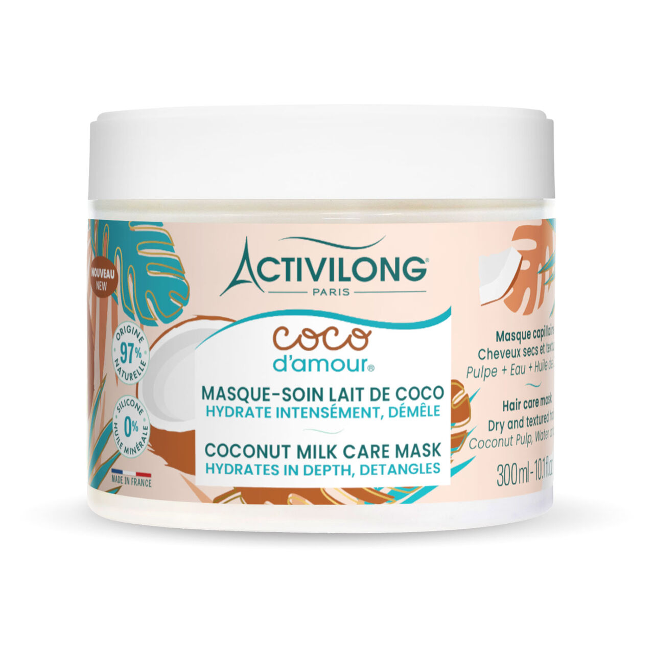 Masque Soin Lait de Coco Coco D'amour Activilong 300ml - vue 2