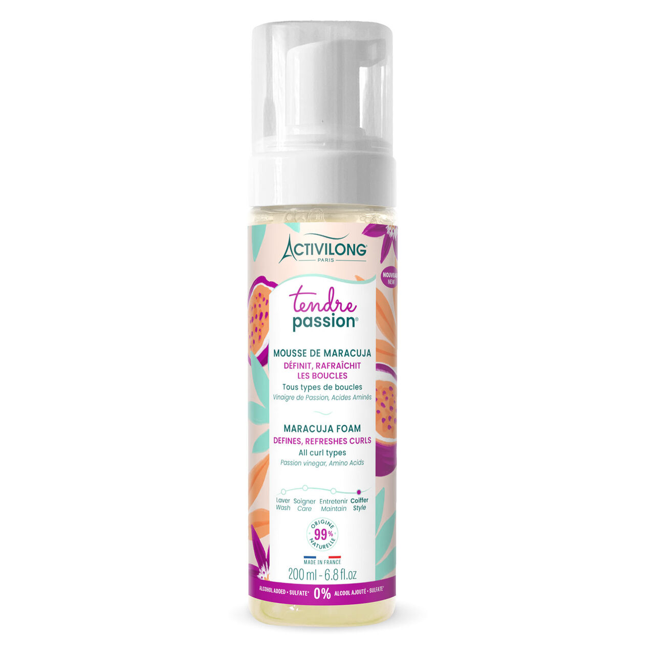 Mousse de maracuja Tendre Passion Activilong 200ml - vue 2