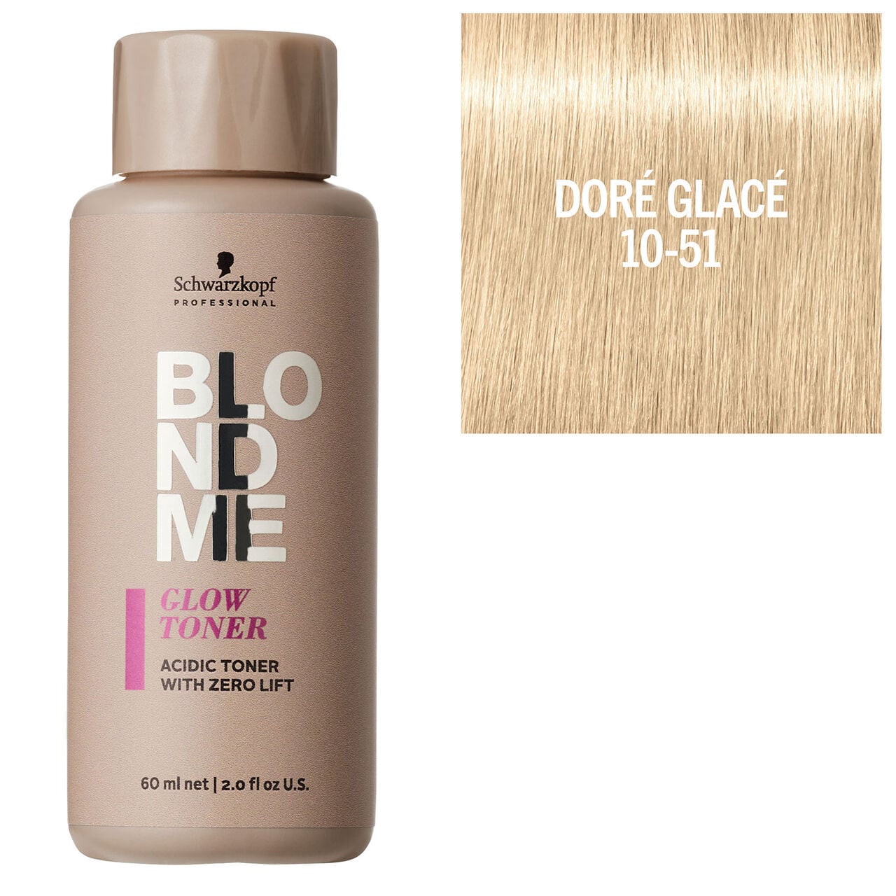 Schwarzkopf Professional - Patine nuanceur éclat Blondme 10-51 doré glacé