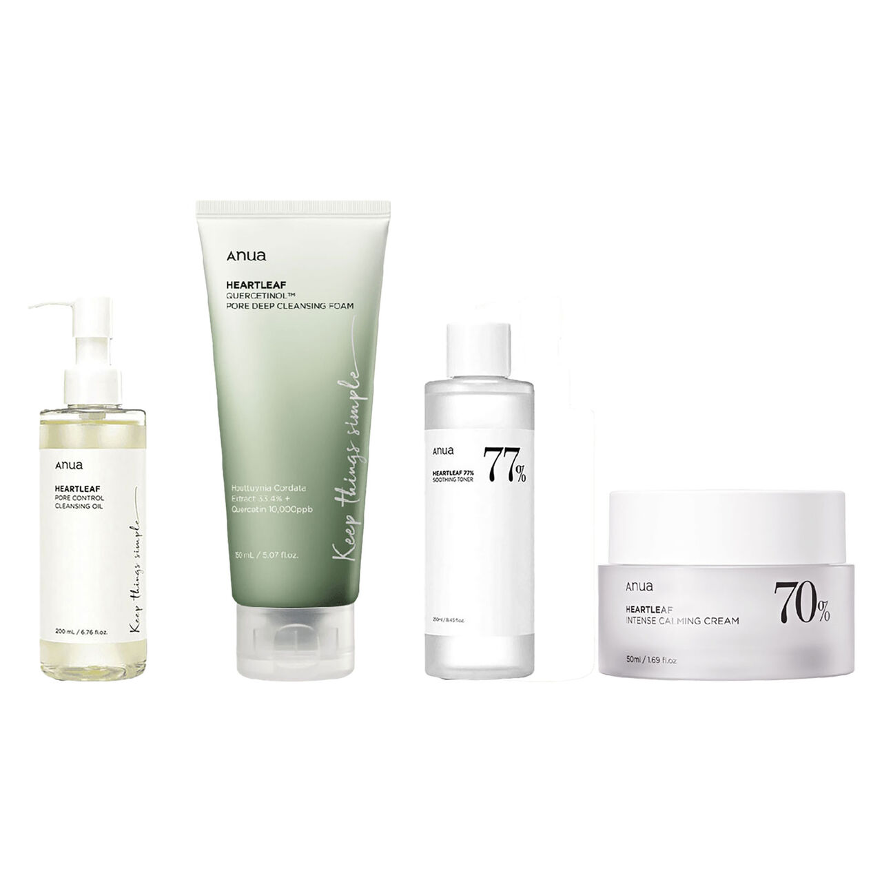 Anua - Routine Heartleaf - Peau sensible réactive
