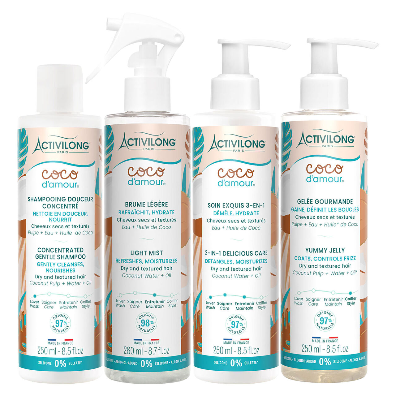 Soin exquis 3 en 1 Coco d'amour Activilong 250 ML - vue 3