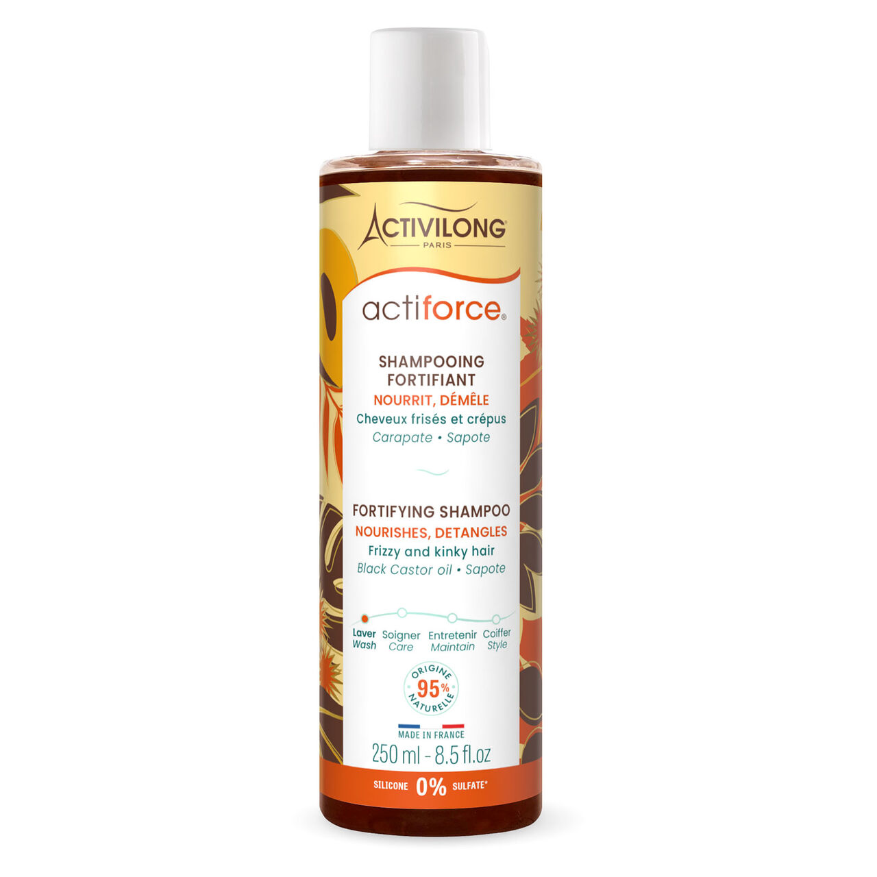 Shampooing fortifiant Actiforce d'Activilong 250 ML - vue 2