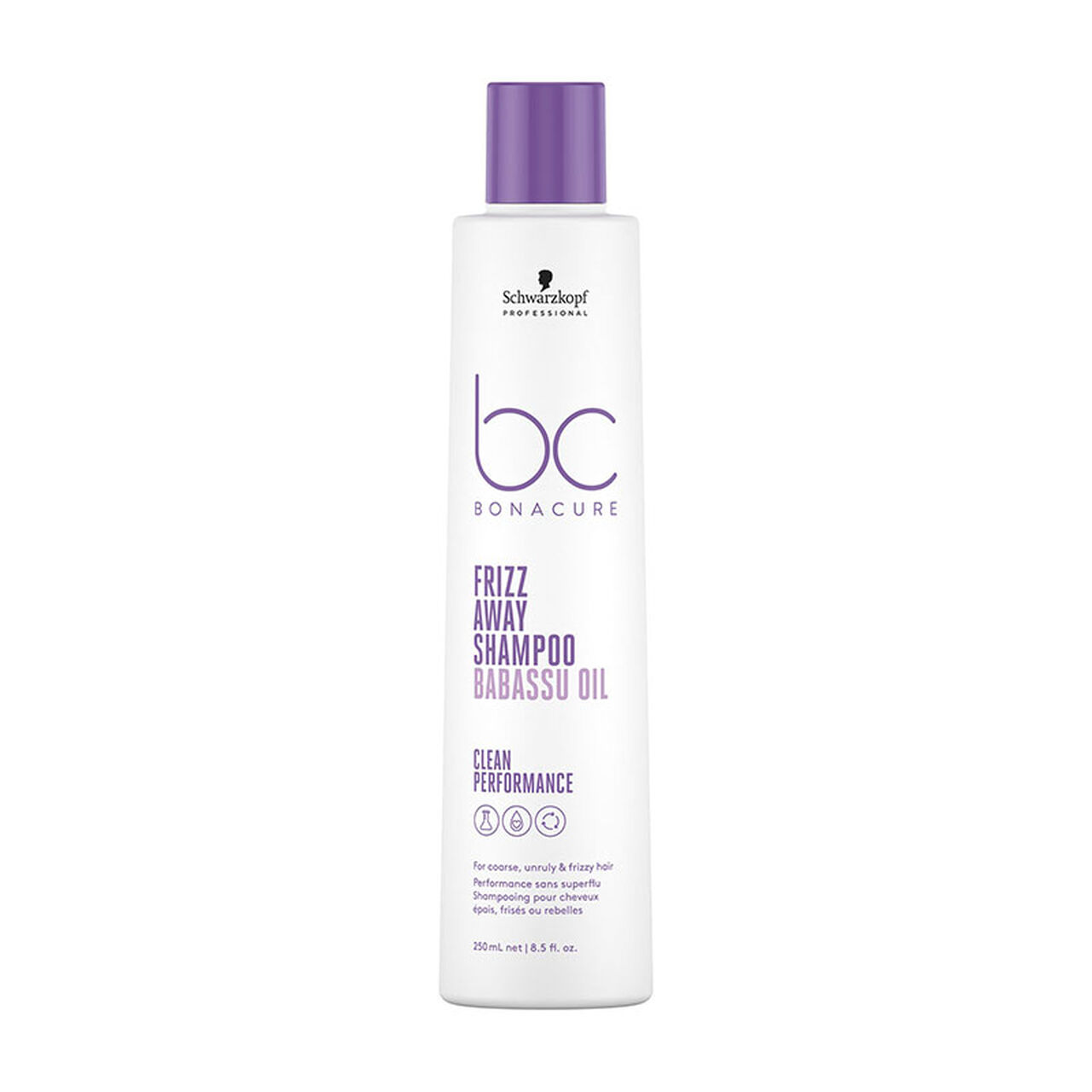 Schwarzkopf Professional - Shampooing lissant pour cheveux indisciplinés BC Frizz Away