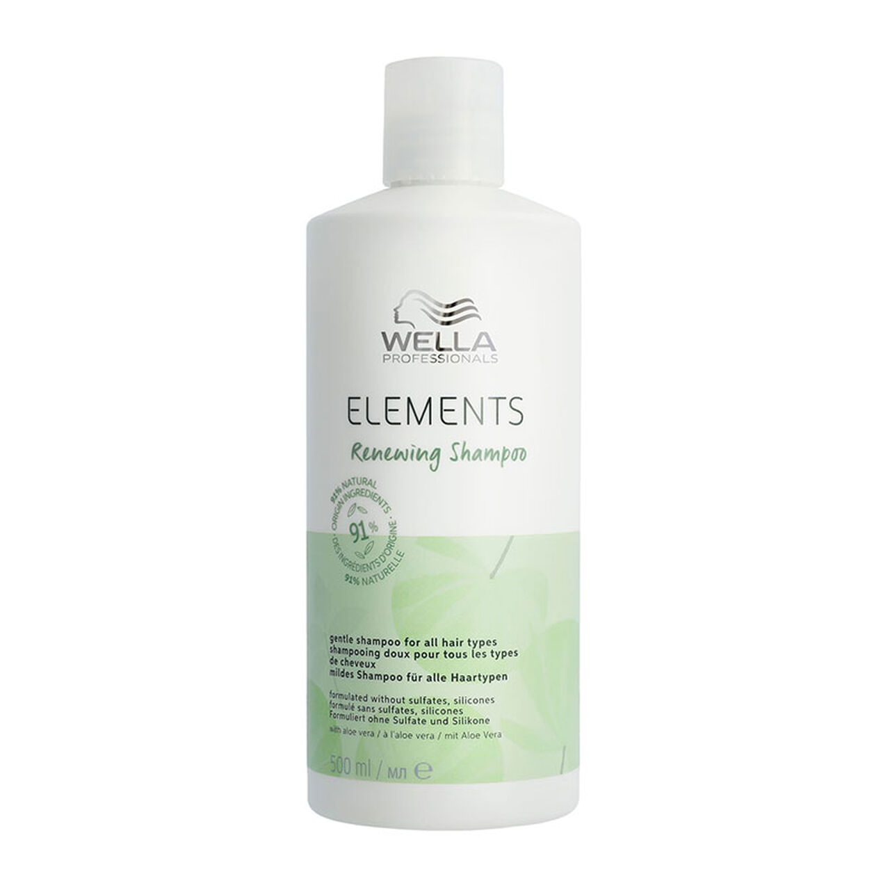 Wella Professionals - Shampooing régénérant pour cuirs chevelus normaux à gras Renewing Elements 500ml