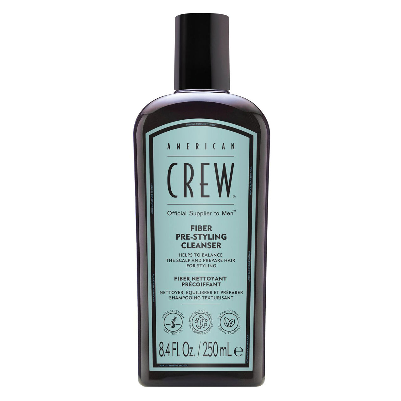 Shampoing pré coiffant Fiber cheveux fragiles et abîmés American Crew 250ml - vue 3