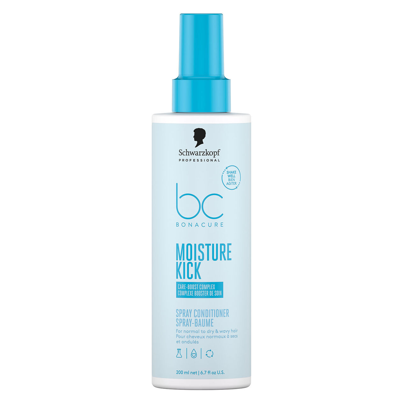 Schwarzkopf Professional - Spray-baume hydratant cheveux normaux à secs BC Moisture Kick 200 ml
