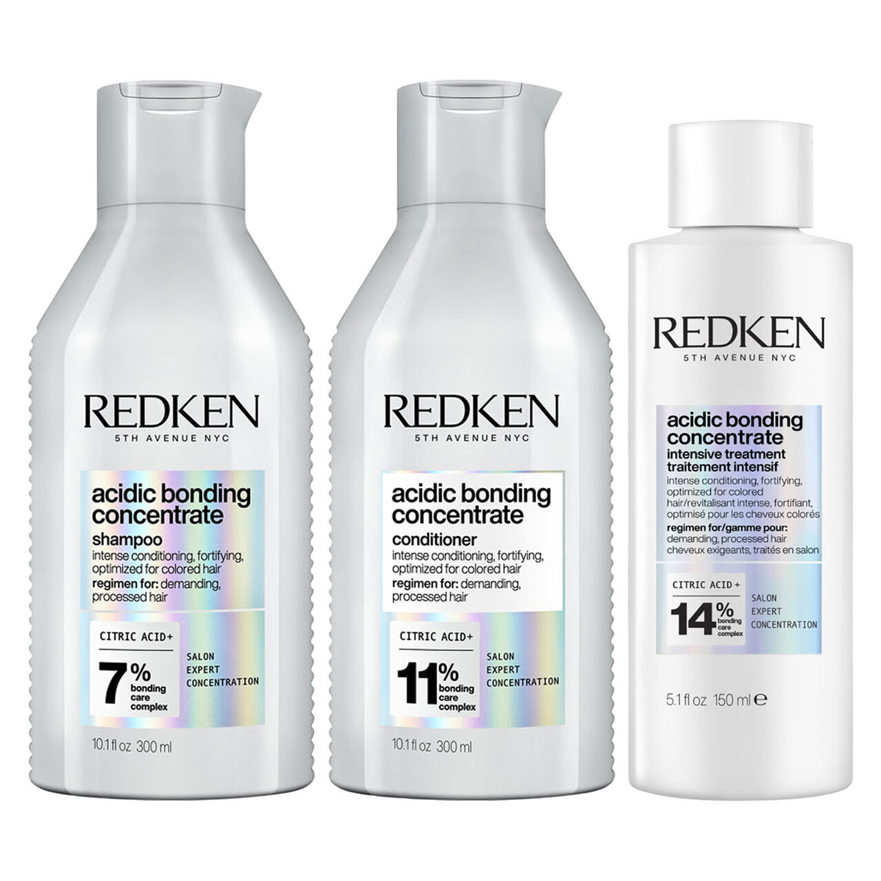 Redken - Trio réparateur reconstructeur Acidic Bonding Concentrate
