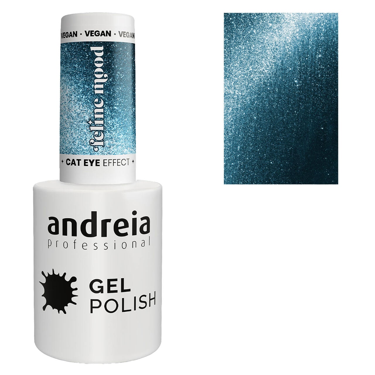 Vernis semi permanent Gel Polish Cat Eye MC3 Andreia 10 5ml - vue 4