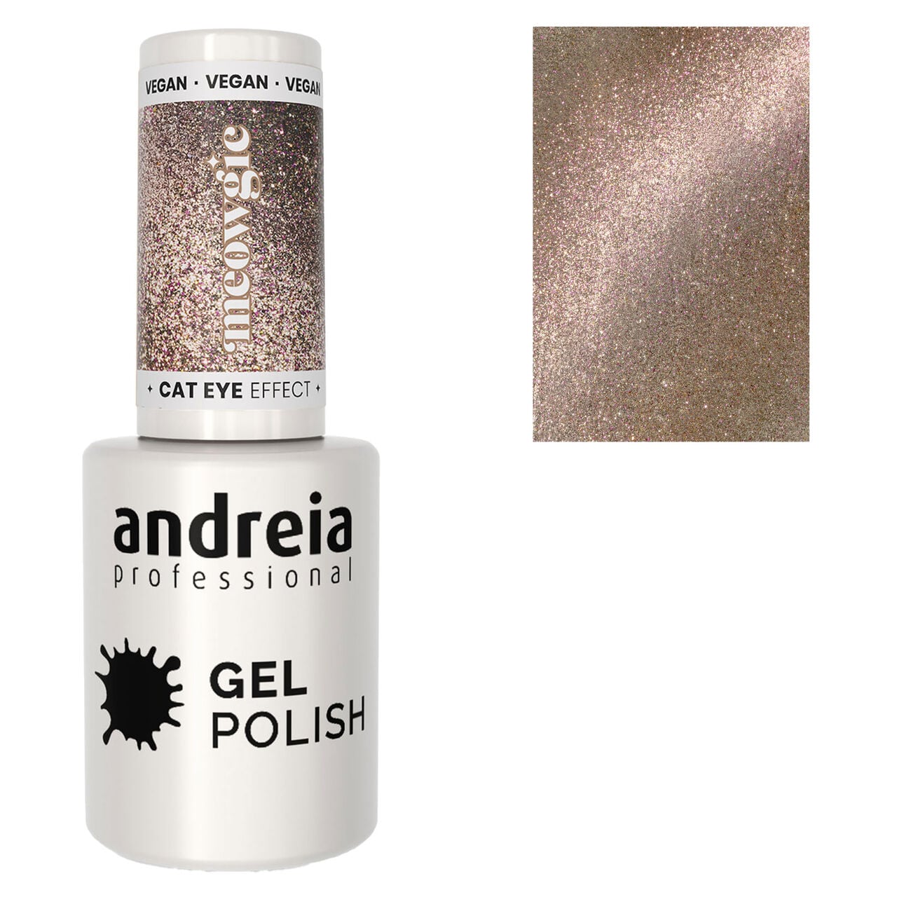Vernis semi permanent Gel Polish Cat Eye MC3 Andreia 10 5ml - vue 3