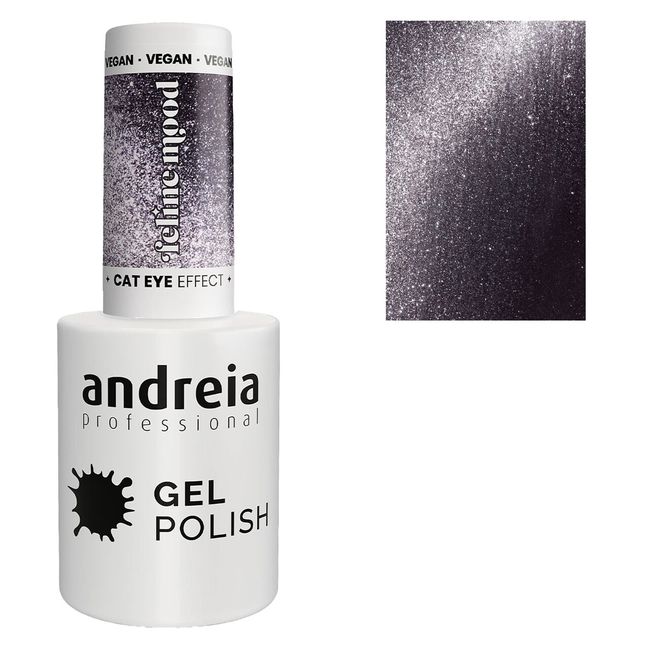Vernis semi permanent Gel Polish Cat Eye MC3 Andreia 10 5ml - vue 2