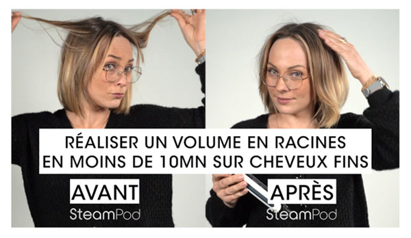 Réaliser un volume en racines en moins de 10 min sur cheveux fins