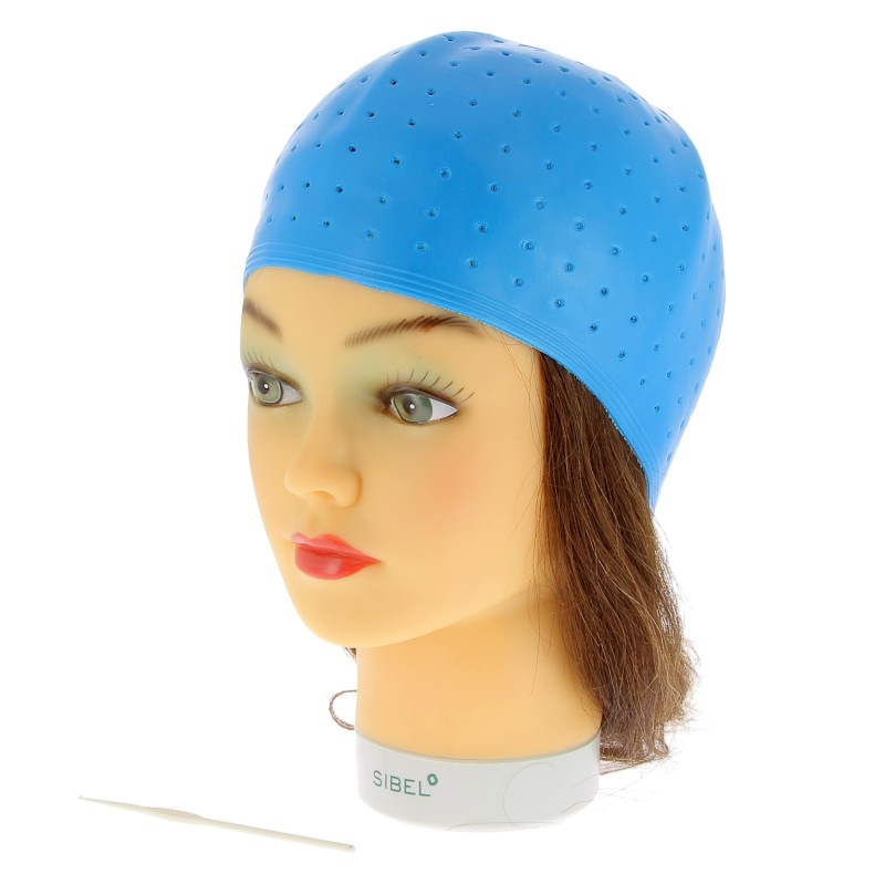 Bonnet à Mèches + Crochet Coloration - Neuf, Fabriqué En France - Pour Professionnels Ou DIY
