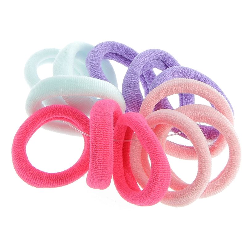 Lot De 6 Petits élastiques En Mousse Noire - New & Boss - Pour Cheveux Ou Bricolage