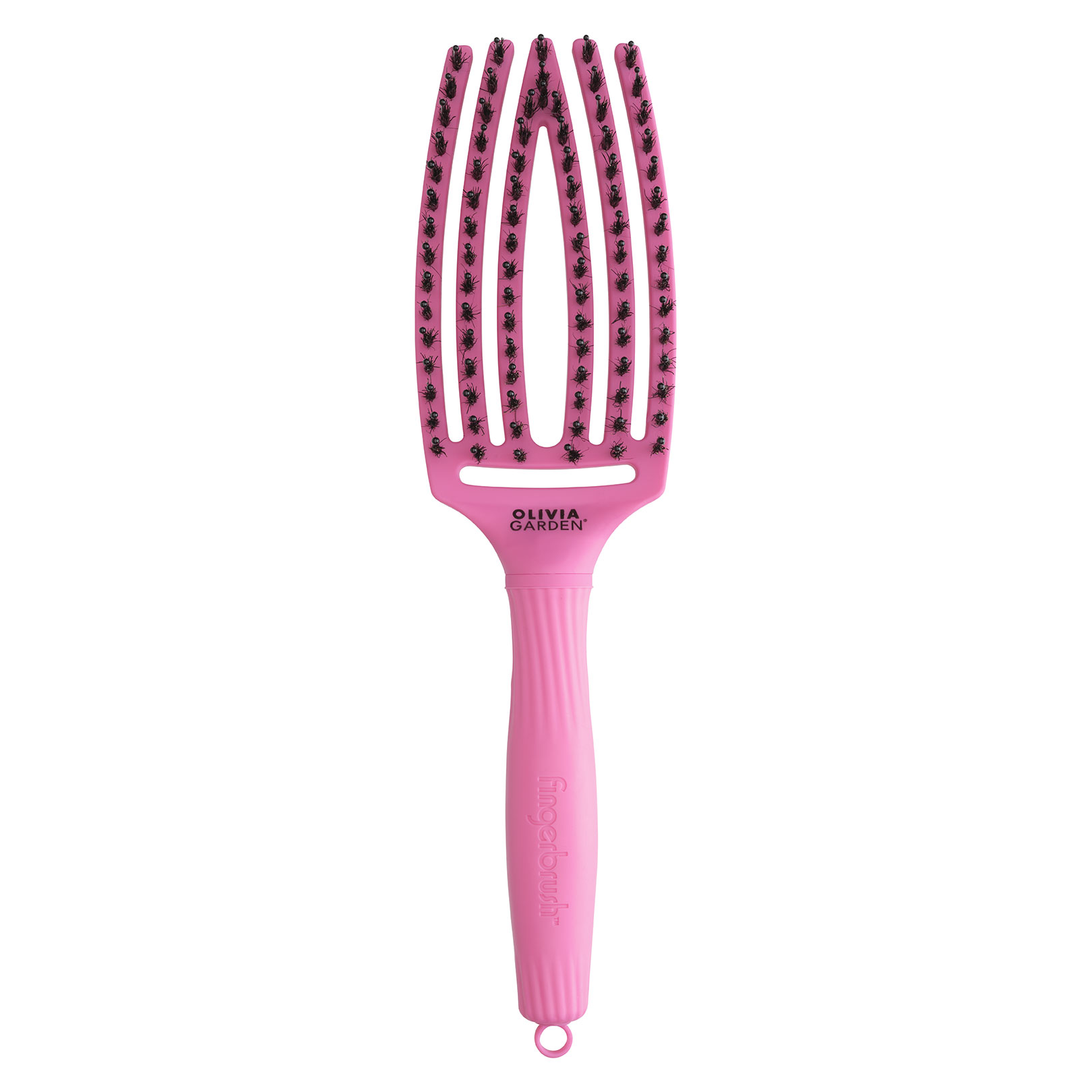 Brosse démêlante Fingerbrush Dolce Vita pink granita | laboutiqueducoiffeur.com