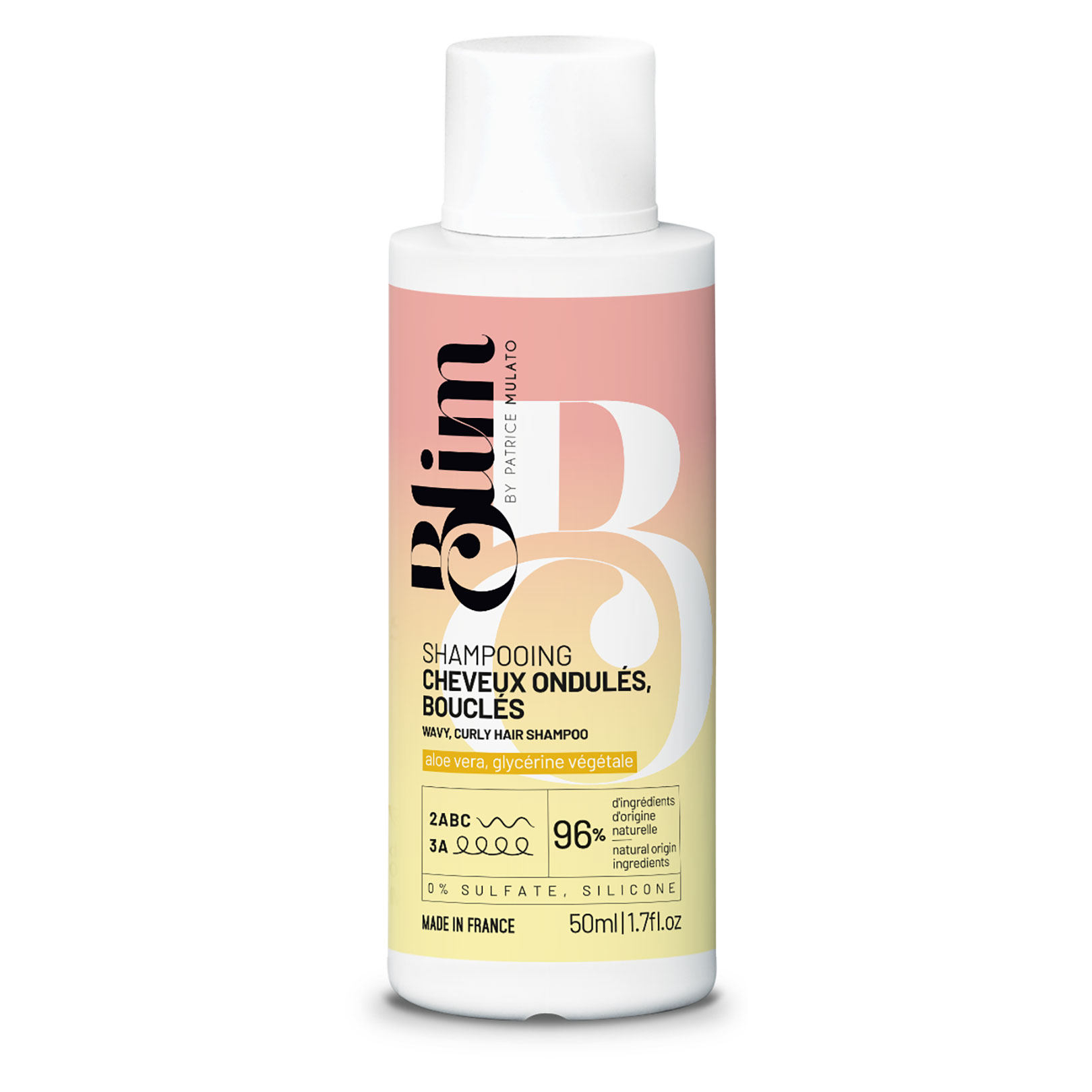 Shampooing cheveux ondulés, bouclés Blim 50 ml | laboutiqueducoiffeur.com
