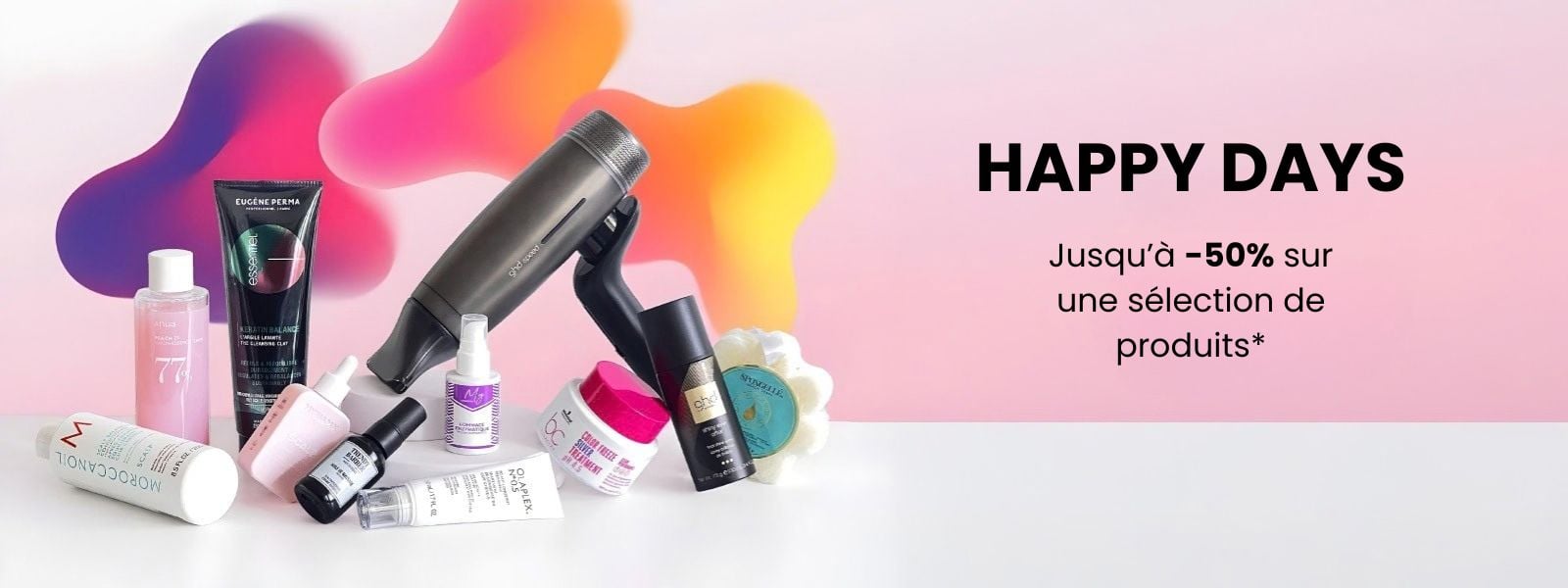 Happy Days : Jusqu'à -50% sur une sélection de produits*