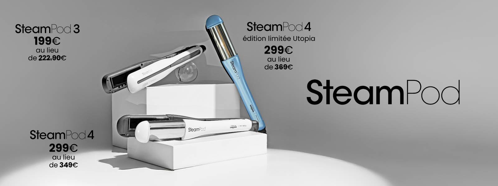 Jusqu'à 70€ de remise sur les appareils SteamPod