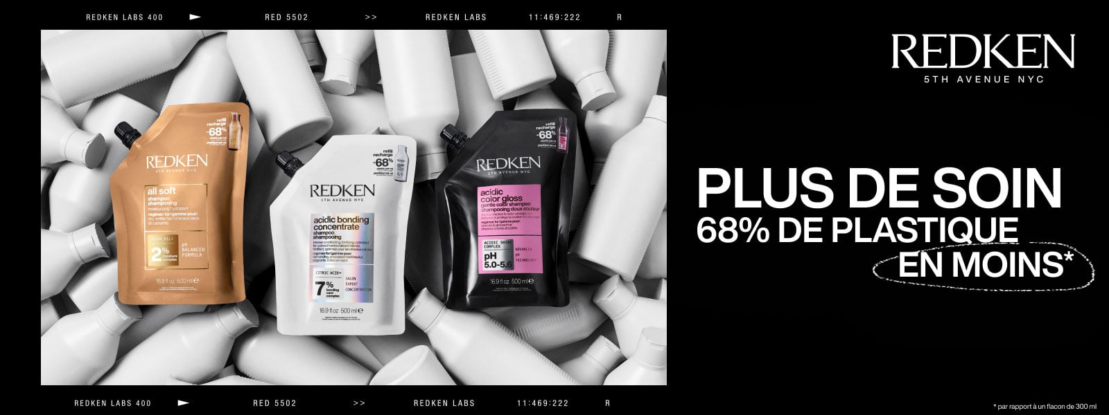 Vos shampoings Redken préférés sont maintenant rechargeables !
