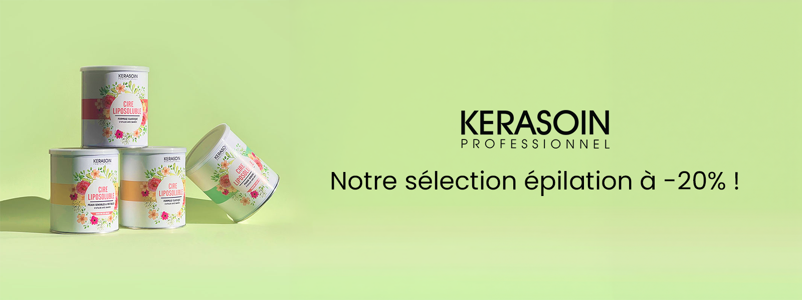 Notre sélection épilation à -20% !