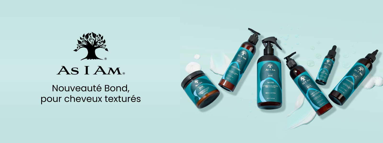 Découvrez la nouvelle gamme Bond de As i Am, conçue pour les cheveux texturés.