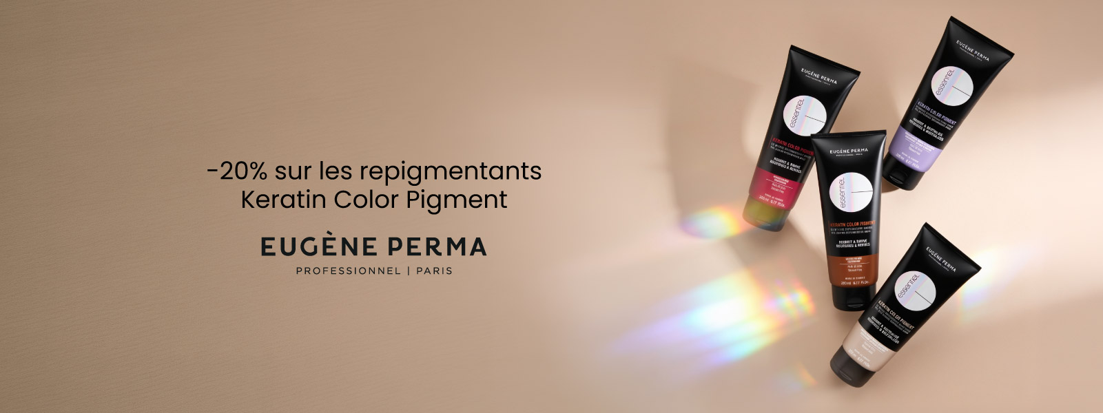 Eugène Perma Professionnel : -20% sur les repigmentants Keratin Color Pigment.