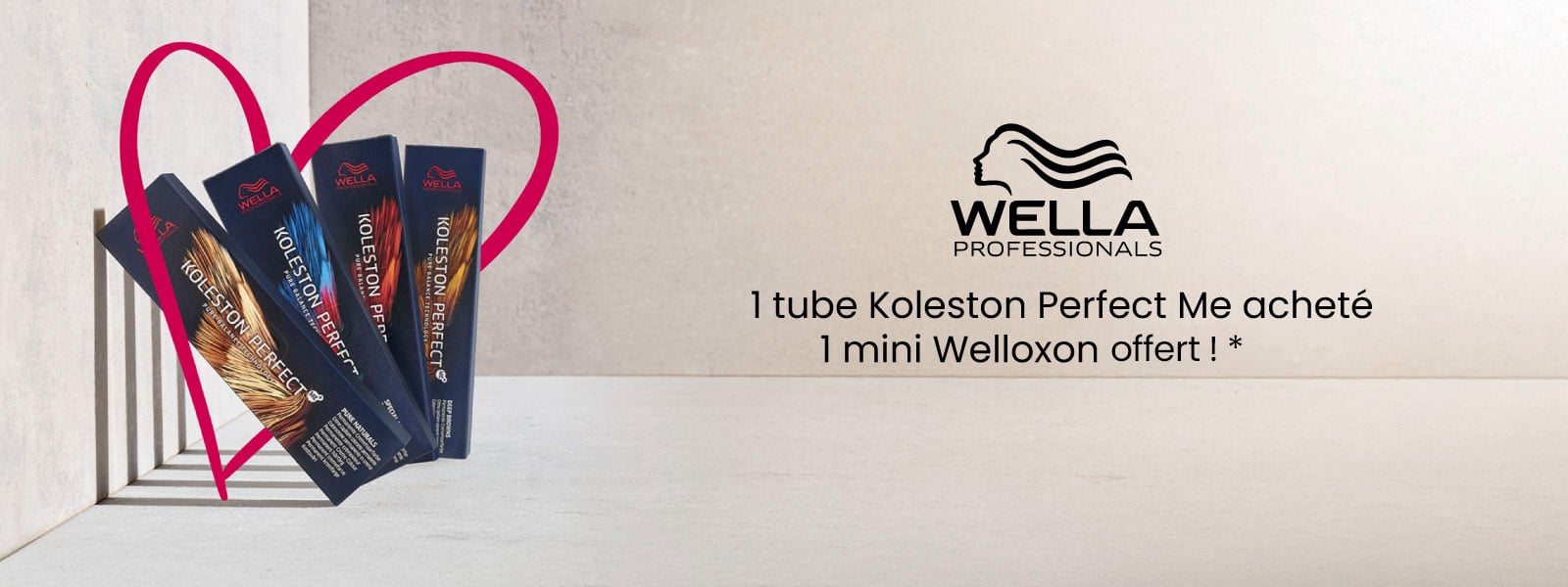 1 tube Koleston Perfect Me+ acheté, 1 mini Welloxon offert ! * 