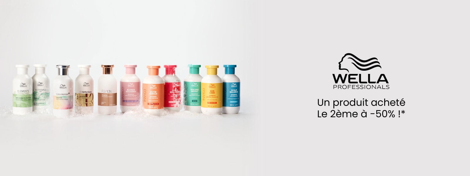 Pour l'achat d'un produit Wella Professionals, obtenez le 2ème à -50% à La Boutique du Coiffeur !
