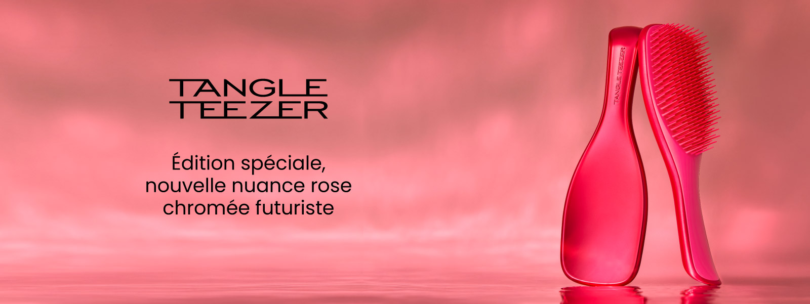 Nouvelle nuance rose chromée futuriste en édition spéciale Tangle Teezer Ultimate Detangler