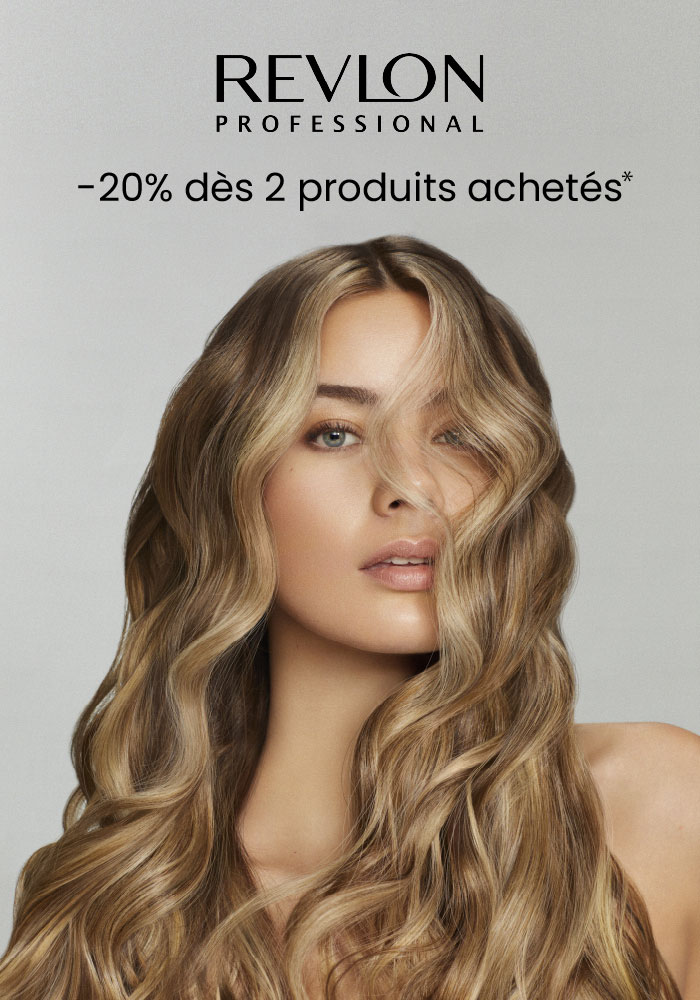 En mars, profitez de -20% dès 2 produits achetés sur une sélection de la marque Revlon Professional !*