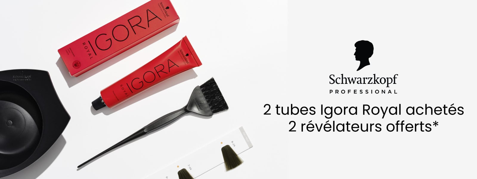 2 tubes Igora Royal achetés 2 révélateurs offerts*