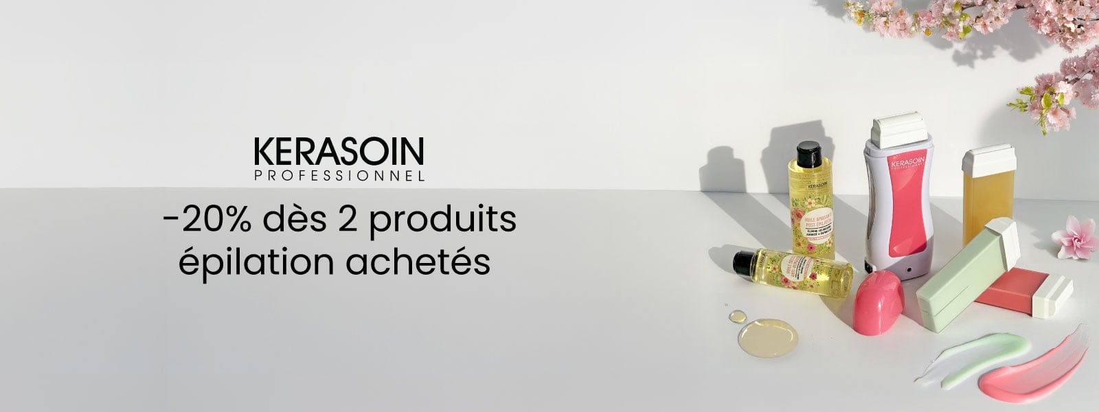 Profitez de 20% de réduction dès 2 produits achetés dans la catégorie épilation.