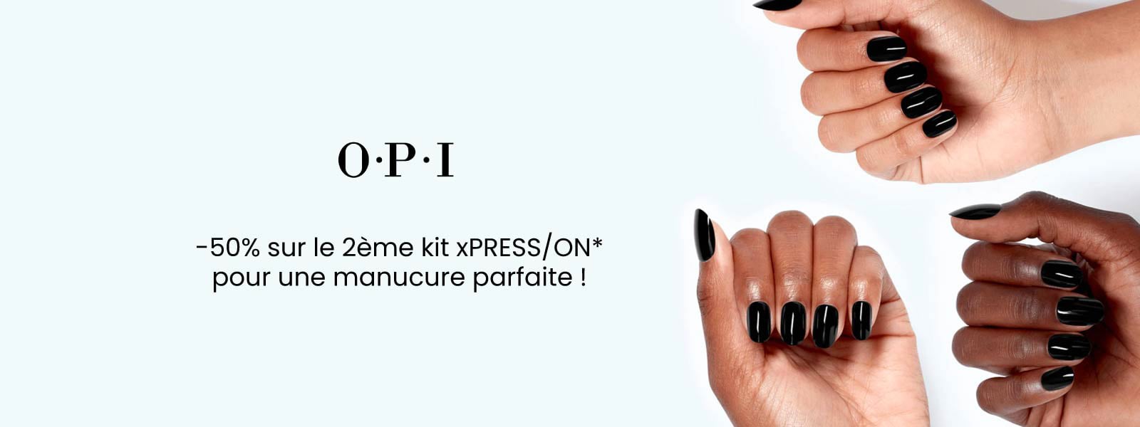 OPI : -50% sur le 2ème kit xPRESS/ON pour une manucure parfaite !