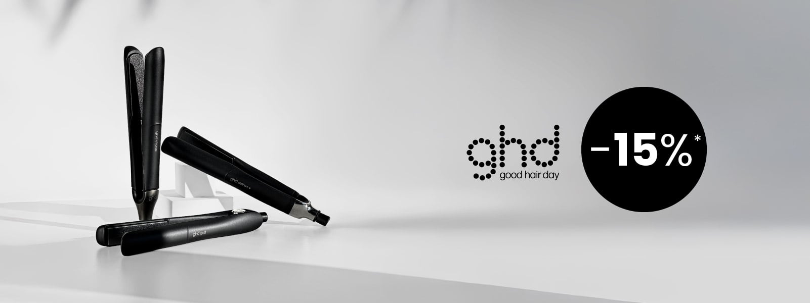 -15% sur une sélection d'appareils ghd ! * -15% sur une sélection d'appareils ghd ! *