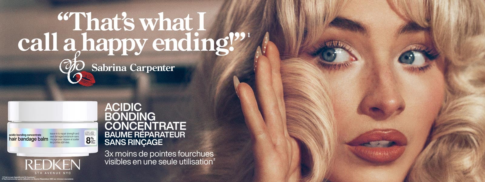 Fini les pointes fourchues avec le nouveau baume réparateur Redken !