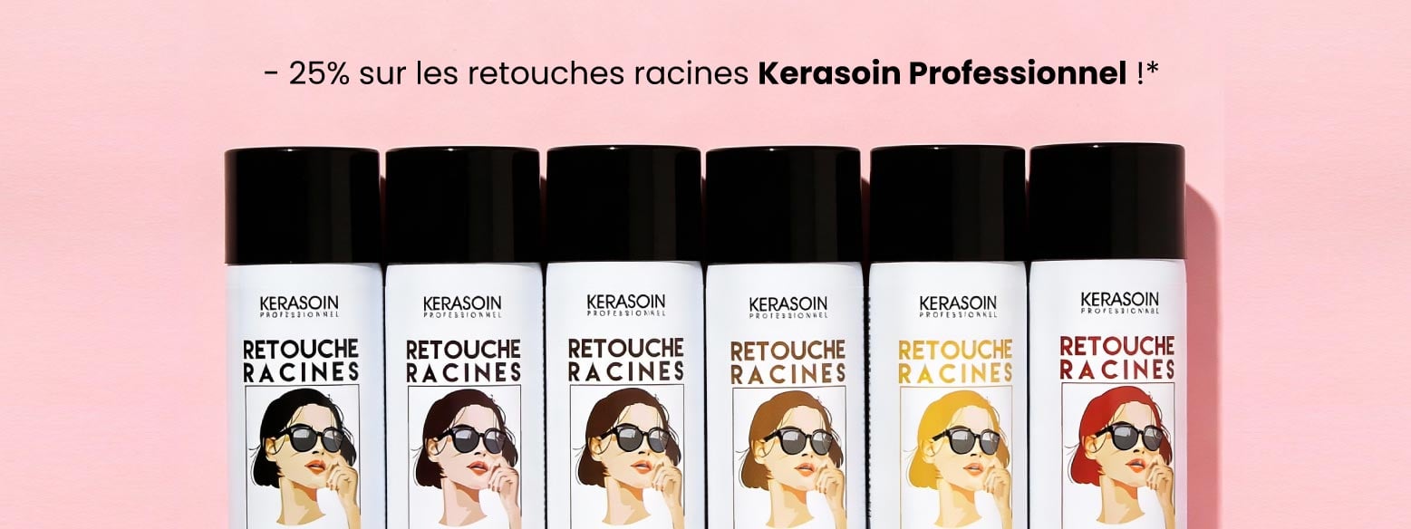 - 25% sur les retouches racines Kerasoin Professionnel ! - 25% sur les retouches racines Kerasoin Professionnel !