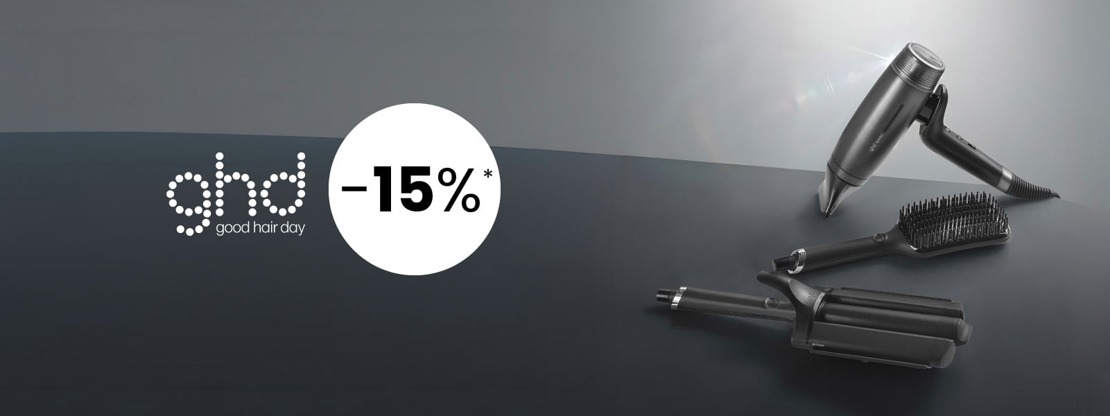 -15% sur une sélection d'appareils ghd ! * -15% sur une sélection d'appareils ghd ! *