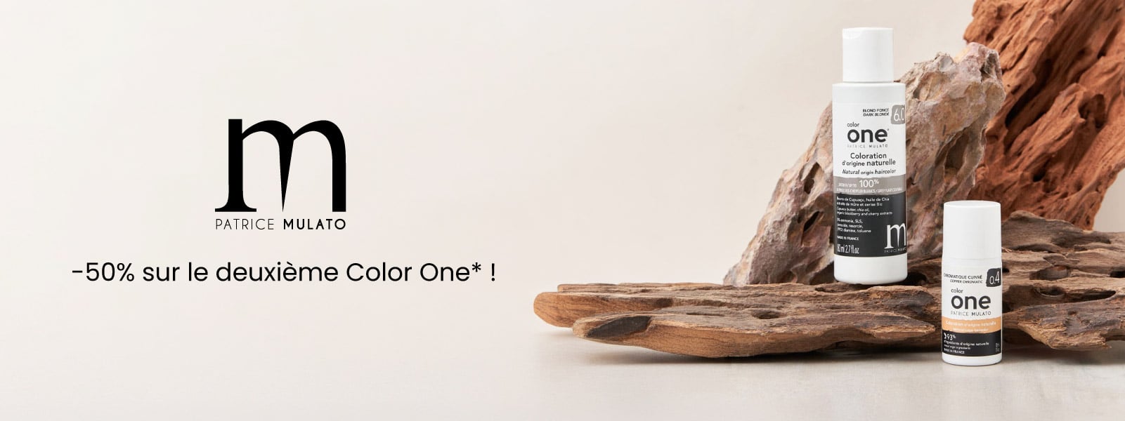 -50% sur le deuxième Color One* !