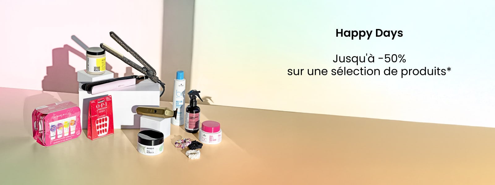 Happy Days : Jusqu'à -50% sur une sélection de produits*