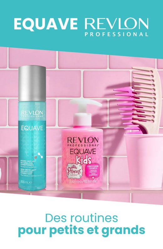 Découvrez la gamme hydratante pour tous types de cheveux Equave de Revlon