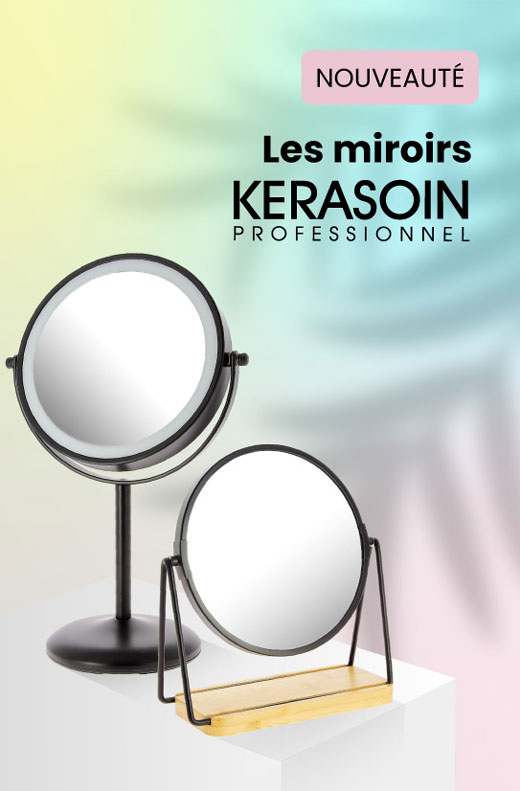 Découvrez les nouveaux miroirs double face Kerasoin, avec designs innovants !